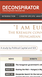 Mobile Screenshot of deconspirator.com